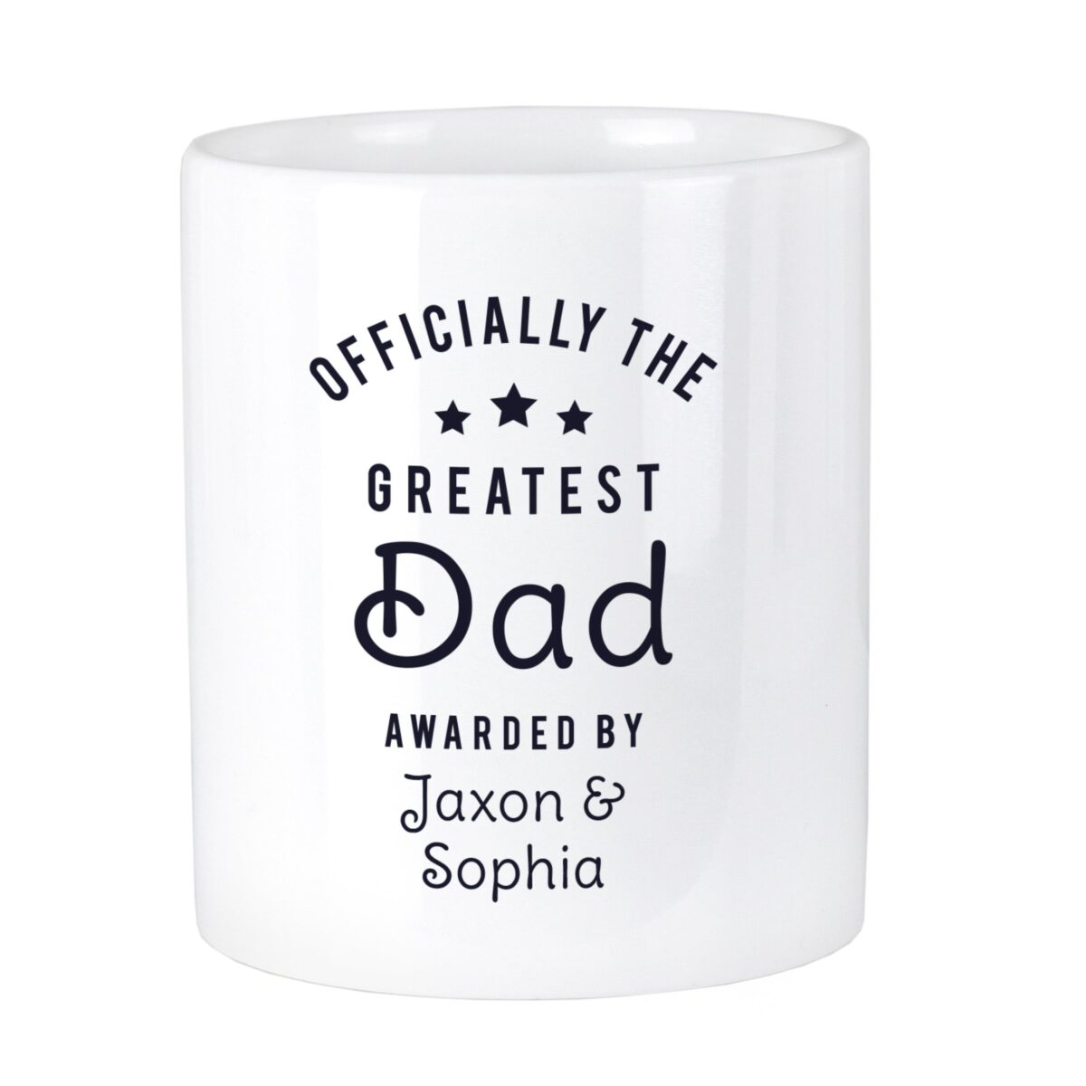 Personalised Officially The Greatest Ceramic Storage Pot: 5 - Storage By Gift Moments