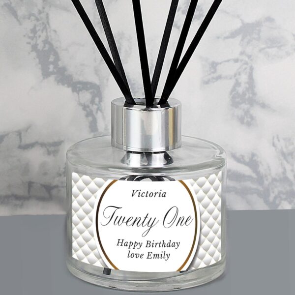 Personalised Opulent Reed Diffuser: 2 - Reed Diffusers By Gift Moments