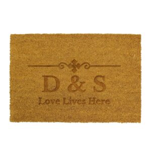 Personalised Ornate Rectangle Indoor Doormat: 5 - Doormats By Gift Moments