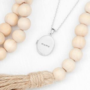 Personalised Oval Photo Locket Pendant Necklaces: 2 - Necklaces By Gift Moments