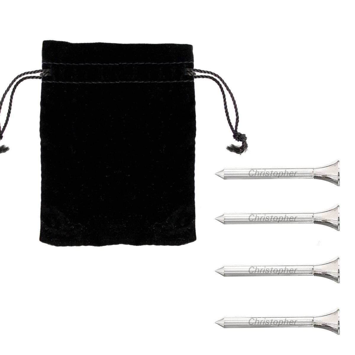 Personalised Pack of 4 Golf Tees: 5 - Golf Tees & Markers By Gift Moments