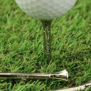 Personalised Pack of 4 Golf Tees: 3 - Golf Tees & Markers By Gift Moments