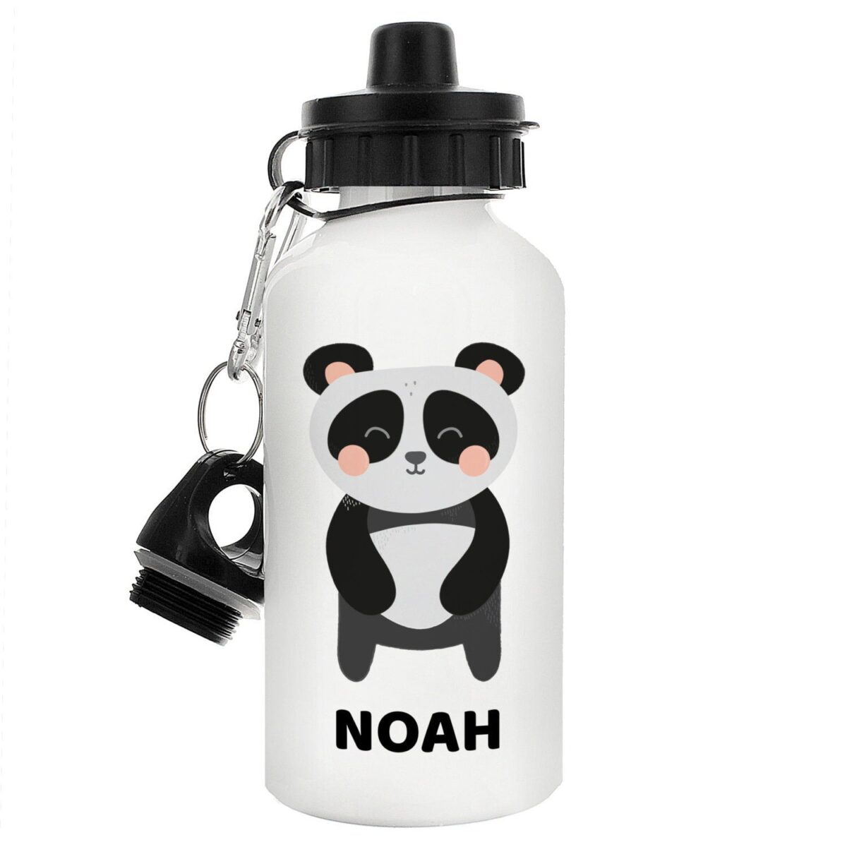 Personalised Panda Drinks Bottle: 3 - Kids Bottles By Gift Moments