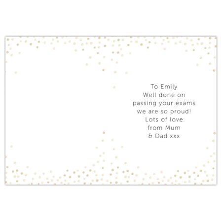 Personalised You Passed! Card: 4 - Greeting Cards By Gift Moments