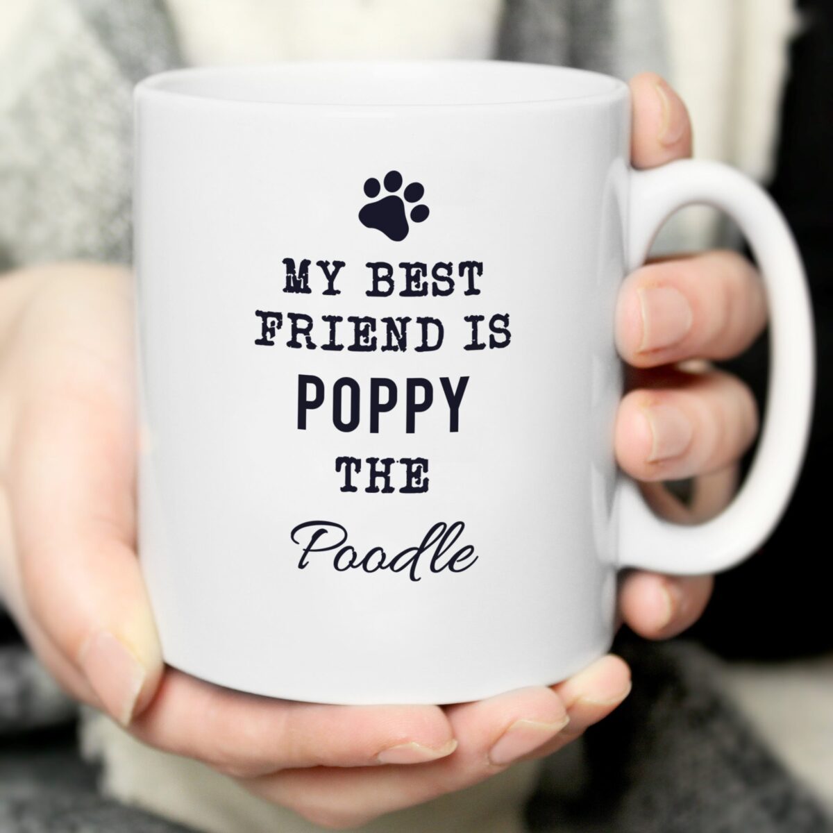 Personalised Paw Print Dog Breed Mug: 7 - Mugs By Gift Moments