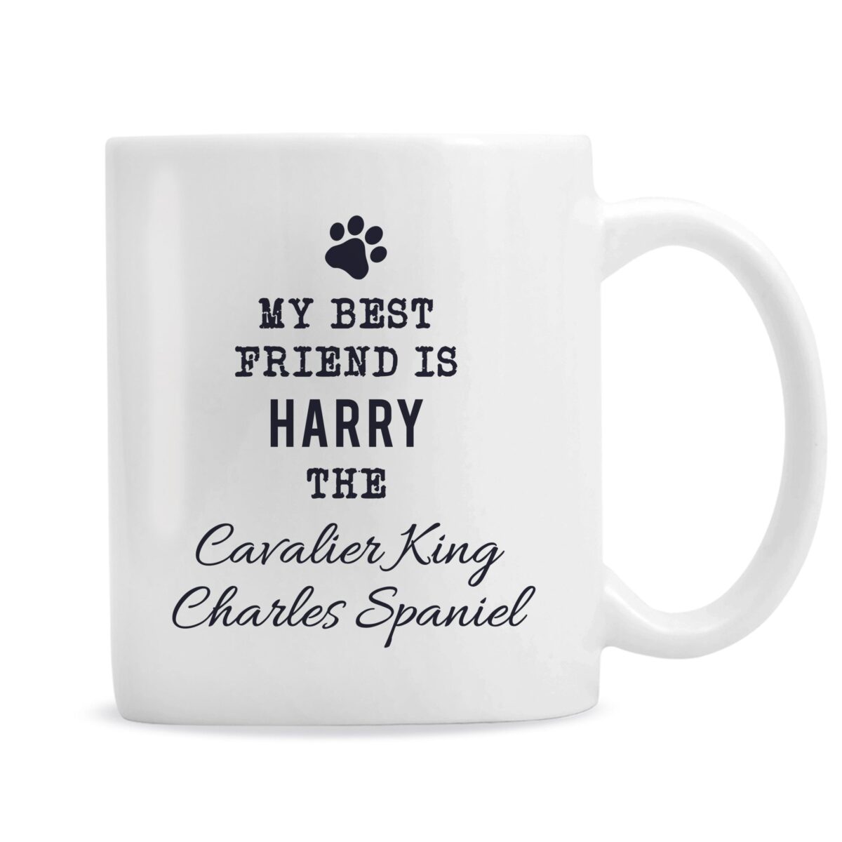 Personalised Paw Print Dog Breed Mug: 5 - Mugs By Gift Moments