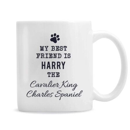 Personalised Paw Print Dog Breed Mug: 5 - Mugs By Gift Moments