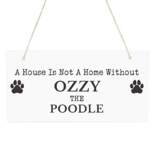 Personalised Paw Print Dog Breed Wooden Sign: 5 - Signs & Plaques By Gift Moments