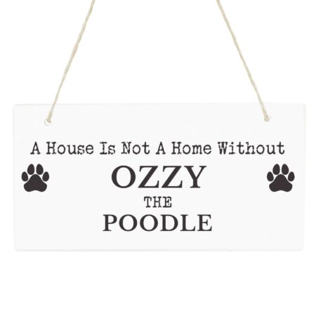 Personalised Paw Print Dog Breed Wooden Sign: 5 - Signs & Plaques By Gift Moments