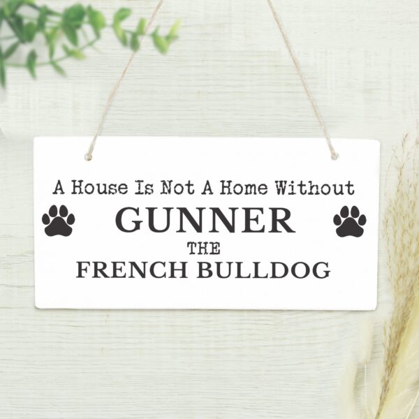 Personalised Paw Print Dog Breed Wooden Sign: 2 - Signs & Plaques By Gift Moments