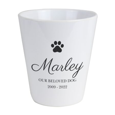 Personalised Paw Print Plant Pot: 4 - Pots & Planters By Gift Moments