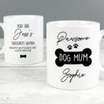 Personalised Pawsome Dog Mum Mug: 1 - Mugs By Gift Moments