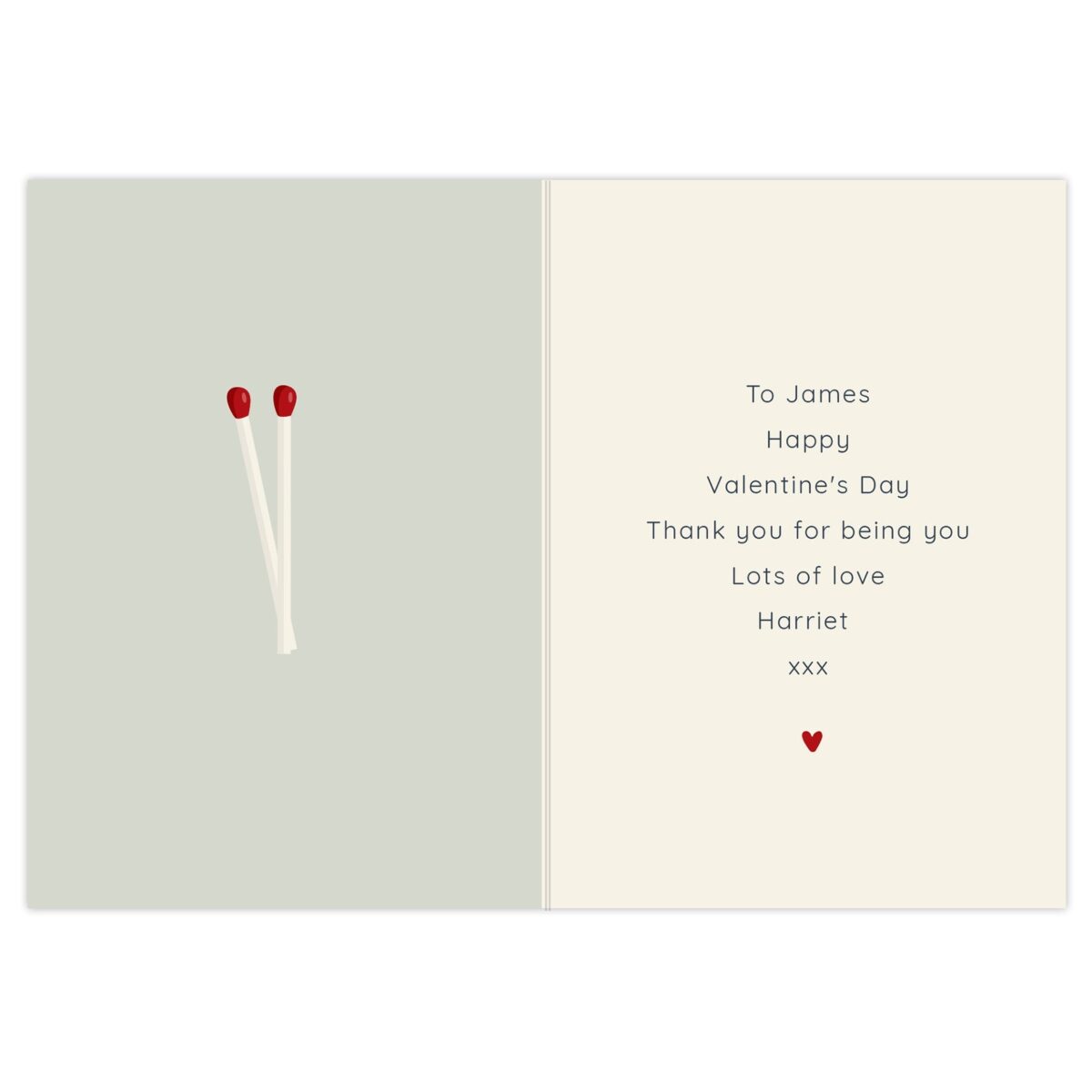 Personalised The Perfect Match Card: 3 - Greeting Cards By Gift Moments
