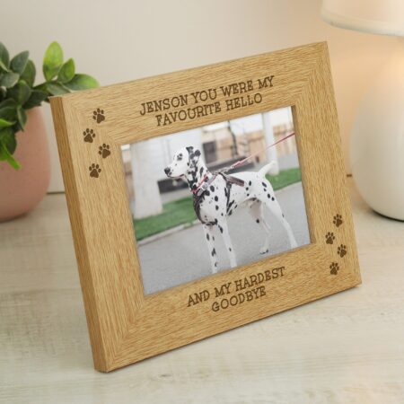 Personalised Pet 6x4 Photo Frame: 2 - Photo Frames By Gift Moments