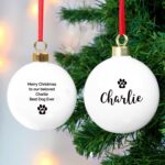 Personalised Pet Bauble: 1 - Christmas Baubles By Gift Moments