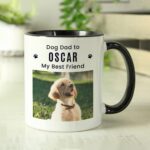 Personalised Pet Photo Black Handled Mug: 1 - Mugs By Gift Moments