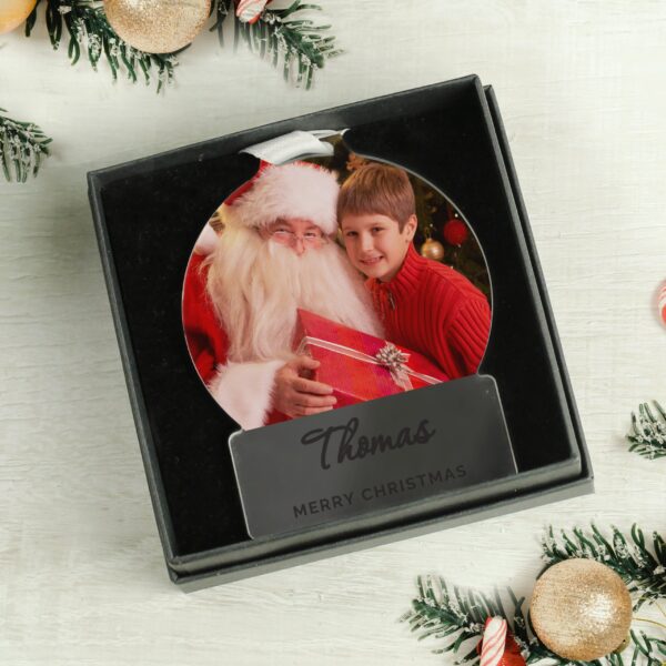Personalised Photo Upload Acrylic Decoration: 2 - Decorations By Gift Moments