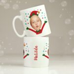 Personalised Photo Upload Christmas Elf Mug: 1 - Mugs By Gift Moments