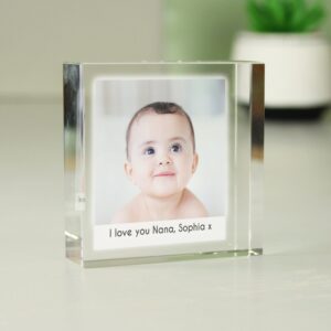 Personalised Photo Upload Crystal Token: 2 - Crystal Tokens By Gift Moments