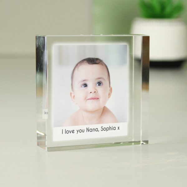 Personalised Photo Upload Crystal Token: 2 - Crystal Tokens By Gift Moments