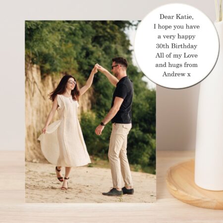 Personalised Photo Upload Greeting Card: 5 - Greeting Cards By Gift Moments