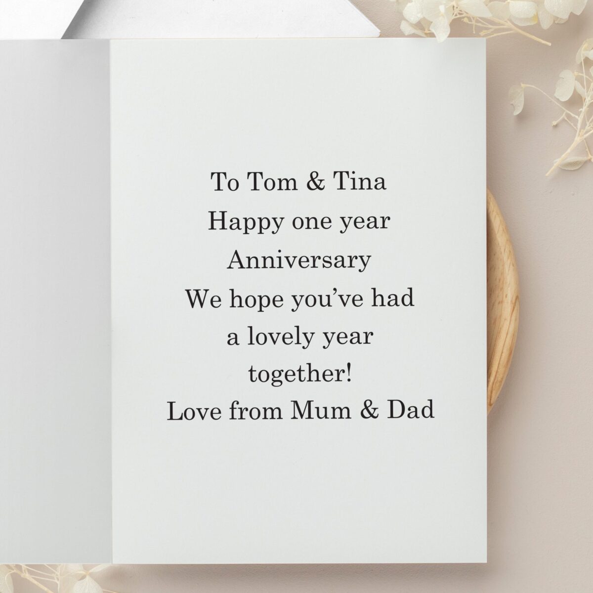 Personalised Photo Upload Greeting Card: 9 - Serif - Greeting Cards By Gift Moments