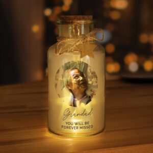 Personalised Photo Upload LED Glass Jar: 4 - LED Lighting By Gift Moments