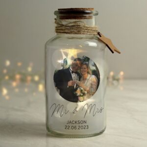 Personalised Photo Upload LED Glass Jar: 5 - LED Lighting By Gift Moments