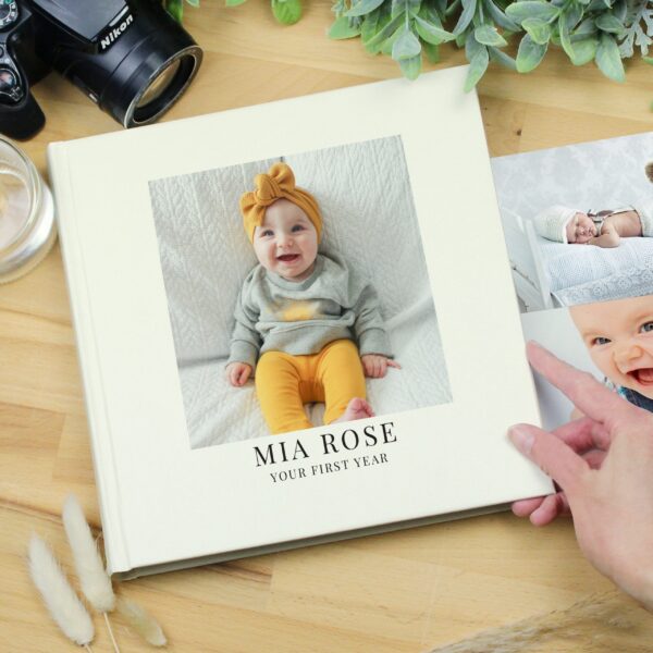 Personalised Photo Upload Square Photo Album: 2 - Photo Albums By Gift Moments