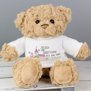 Personalised Pink Church Teddy Bear: 3 - Teddy Bears & Soft Toys By Gift Moments