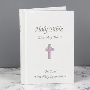 Personalised Pink Cross Bible: 5 - Books By Gift Moments