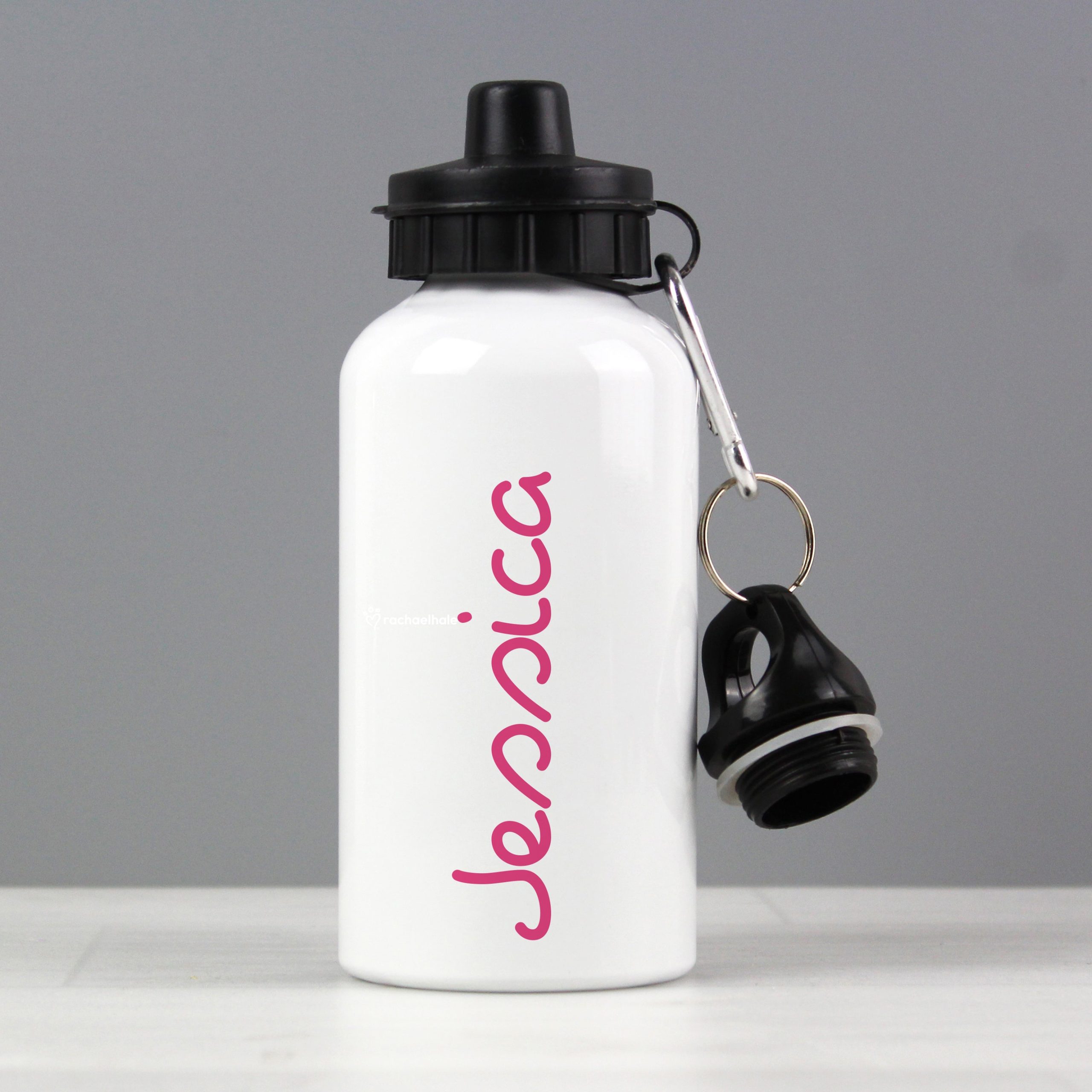 Personalised Pink Name Drinks Bottle: 1 - Kids Bottles By Gift Moments