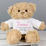 Personalised Pink Name & Message Teddy Bear: 1 - Teddy Bears & Soft Toys By Gift Moments
