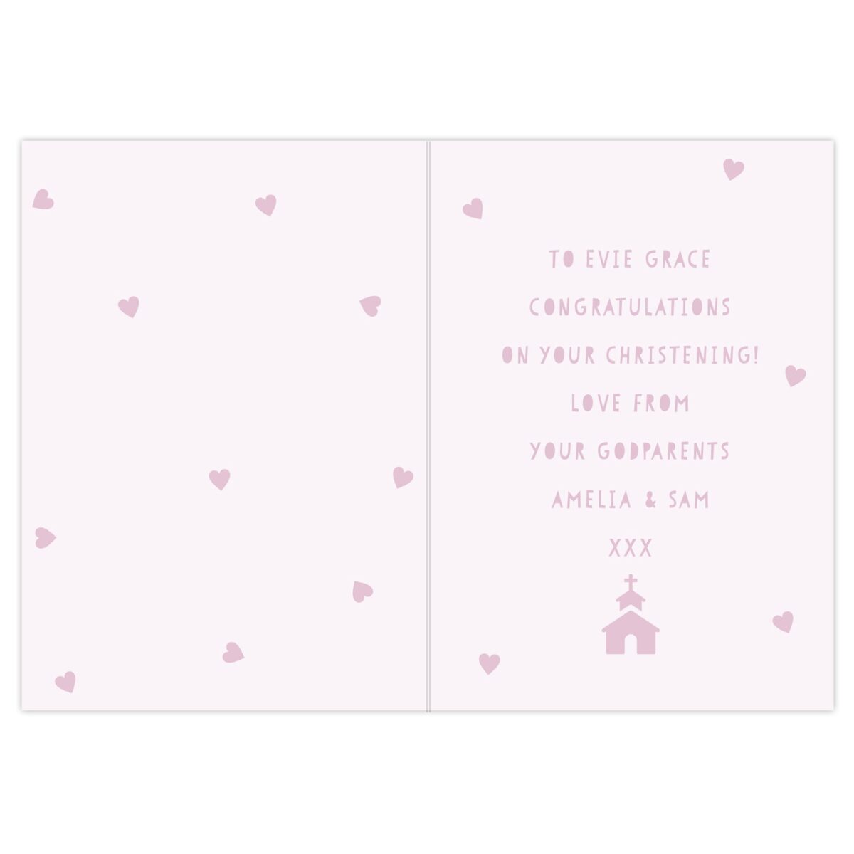 Personalised Pink Papercut Style Card: 4 - Greeting Cards By Gift Moments