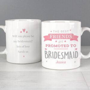 Personalised Pink Promoted To Mug: 3 - Mugs By Gift Moments