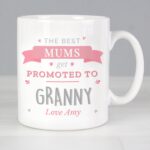 Personalised Pink Promoted To Mug: 1 - Mugs By Gift Moments