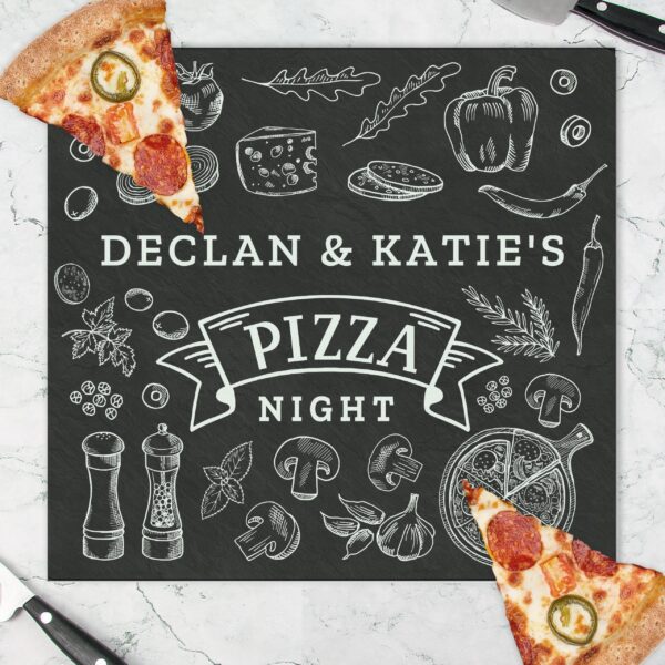Personalised Pizza Glass Chopping Board/Worktop Saver: 1 - Chopping Boards By Gift Moments