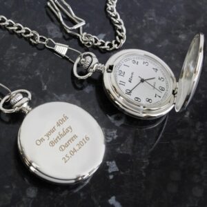 Personalised Pocket Fob Watch: 1 - Watches By Gift Moments
