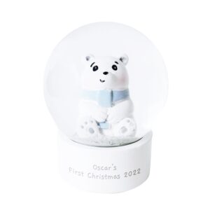 Personalised Polar Bear Any Name Snow Globe: 5 - Snow Globes By Gift Moments
