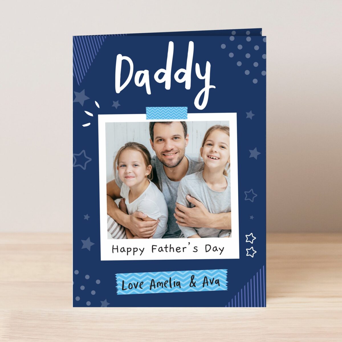 Personalised Polaroid Photo Upload Card: 6 - Greeting Cards By Gift Moments