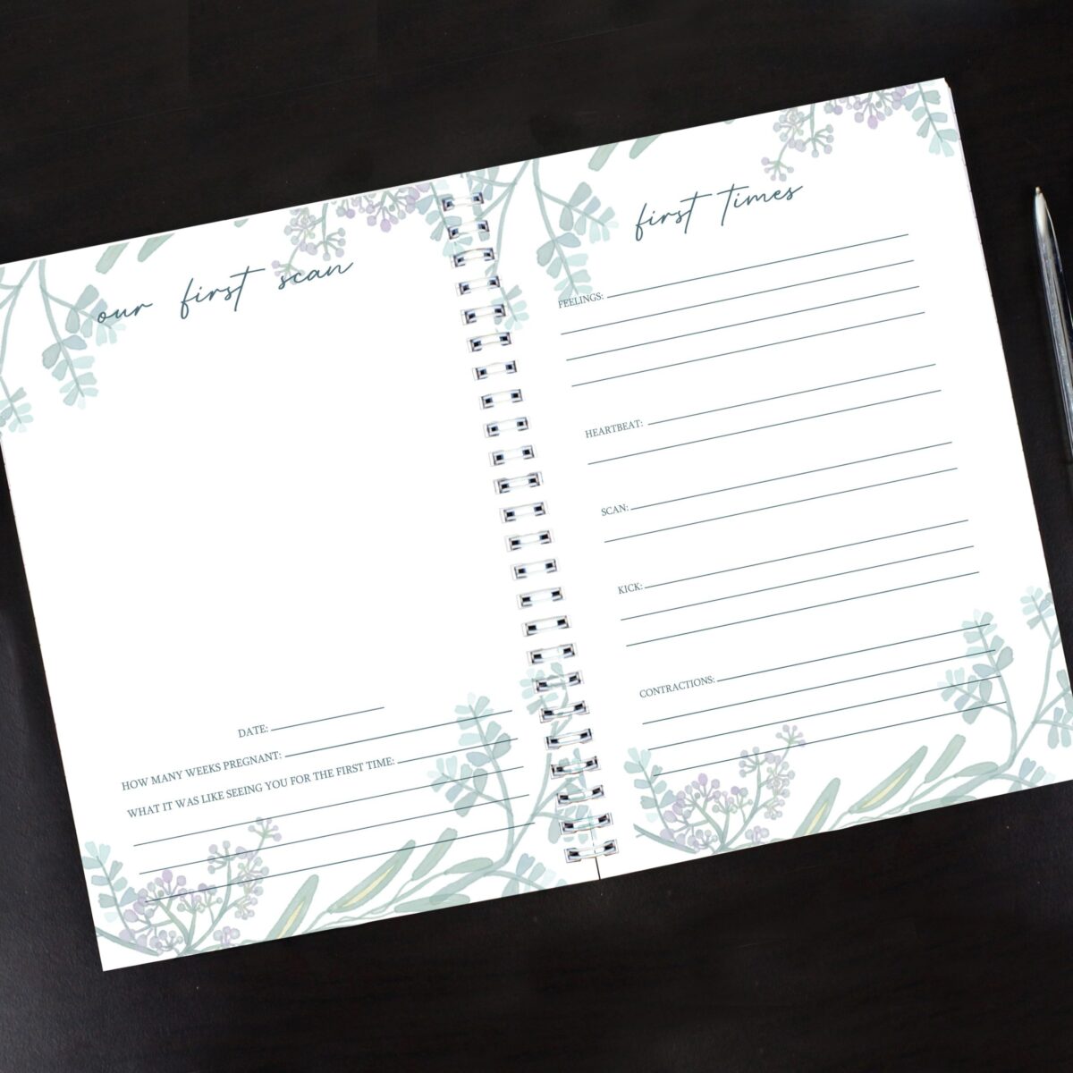 Personalised Pregnancy A5 Journal: 3 - Notebooks By Gift Moments