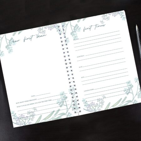 Personalised Pregnancy A5 Journal: 3 - Notebooks By Gift Moments
