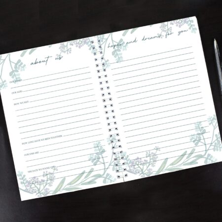 Personalised Pregnancy A5 Journal: 2 - Notebooks By Gift Moments