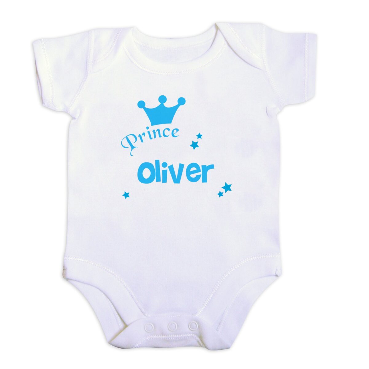 Personalised Prince Baby Vest: 2 - Baby Clothing By Gift Moments
