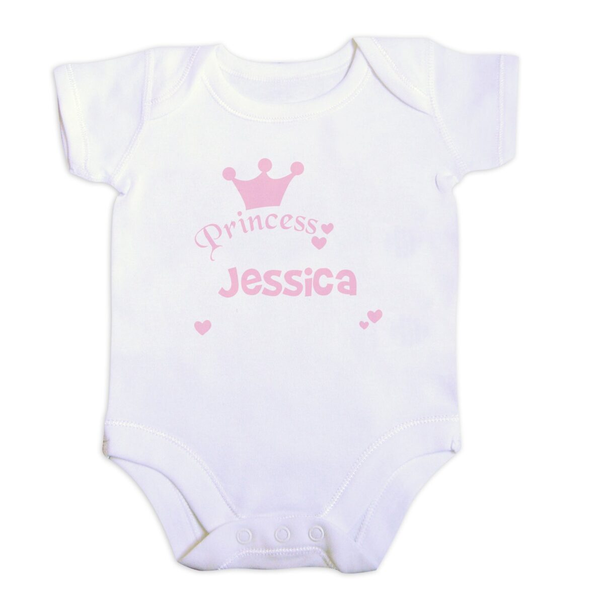 Personalised Princess Baby Vest: 2 - Baby Clothing By Gift Moments