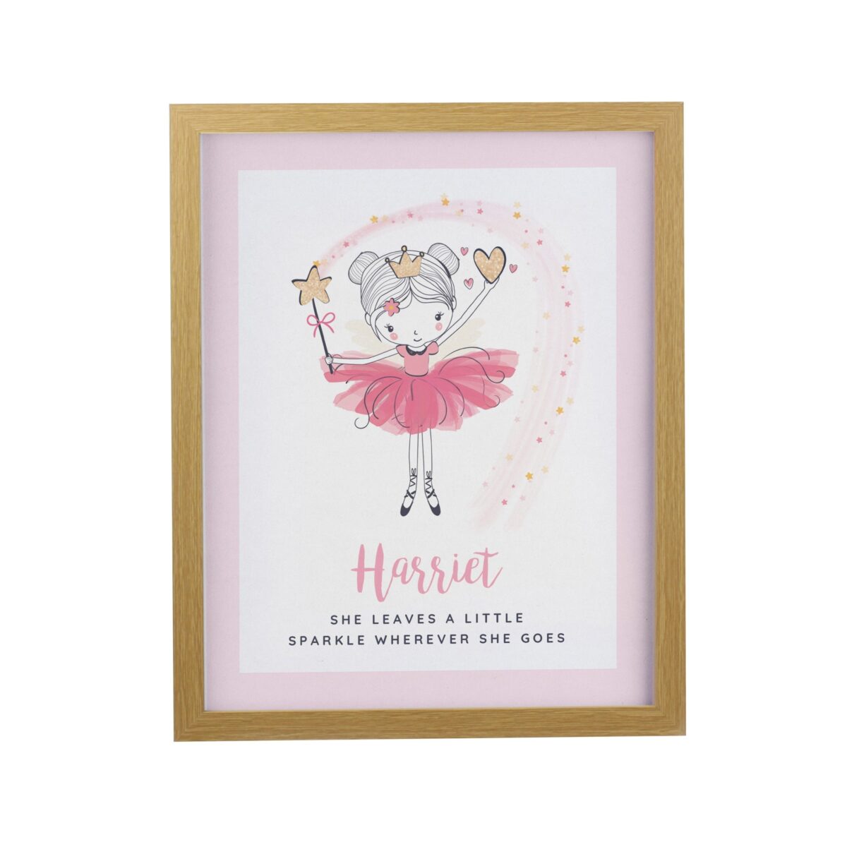Personalised Princess Ballerina Framed Prints: 7 - Framed Prints By Gift Moments