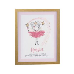 Personalised Princess Ballerina Framed Prints: 7 - Framed Prints By Gift Moments