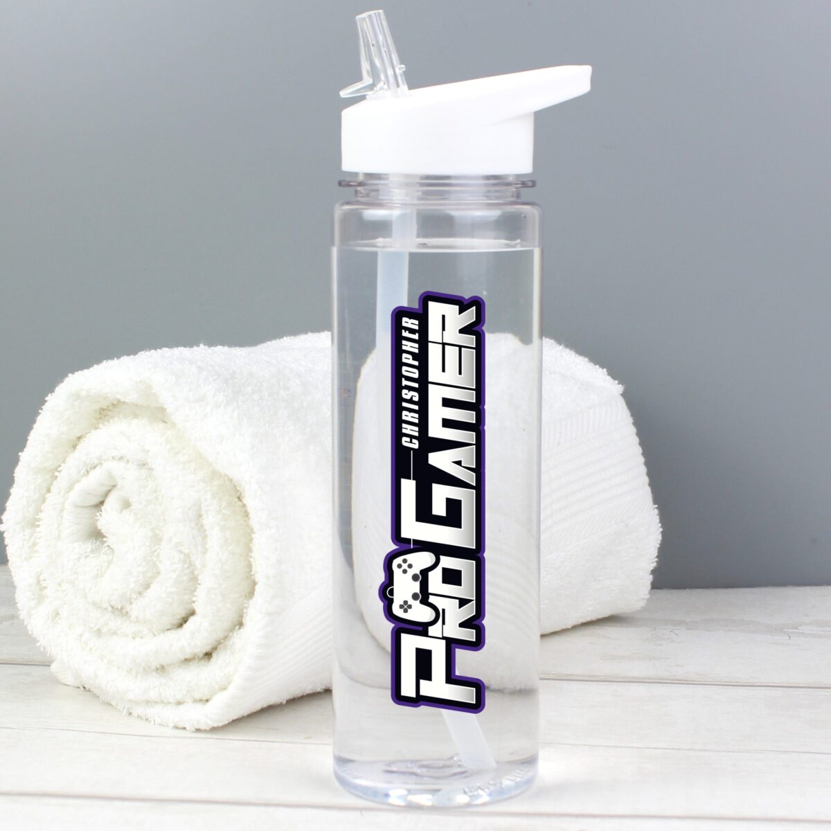 Personalised Pro Gamer Water Bottle: 3 - Water Bottles By Gift Moments