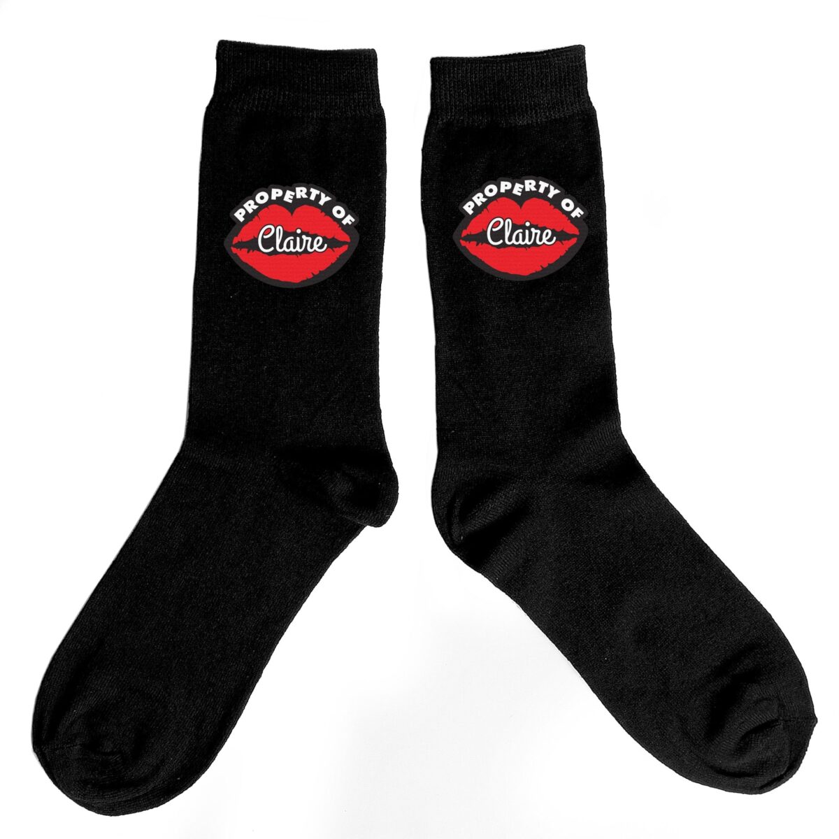 Personalised property mens socks