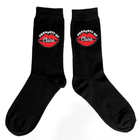 Personalised property mens socks